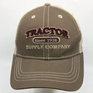 Tractor Supply Company Baseball Cap Hat with Velcro adjustable backstrap
